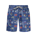 Norway 1963 Blue Polyester Men's Swimwear