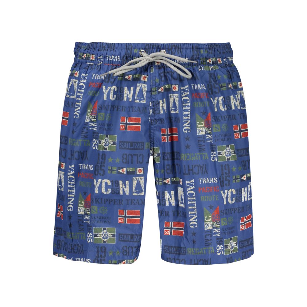 Norway 1963 Blue Polyester Men's Swimwear