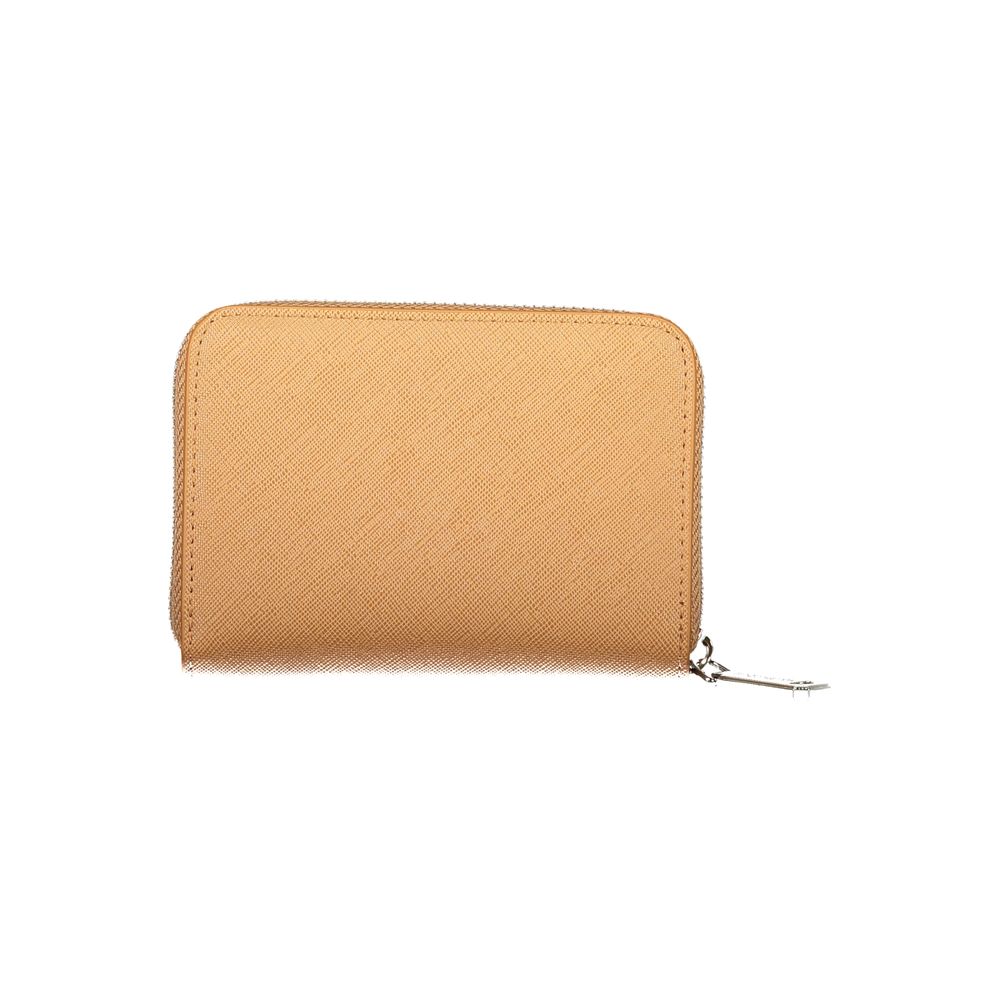 Mario Valentino Brown Polyurethane Women's Wallet