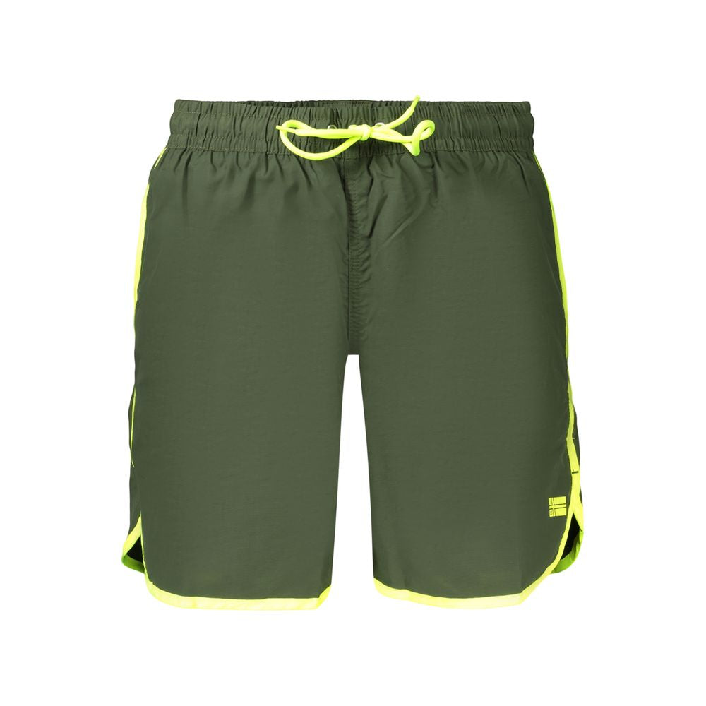 Norway 1963 Green Polyamide Men's Shorts
