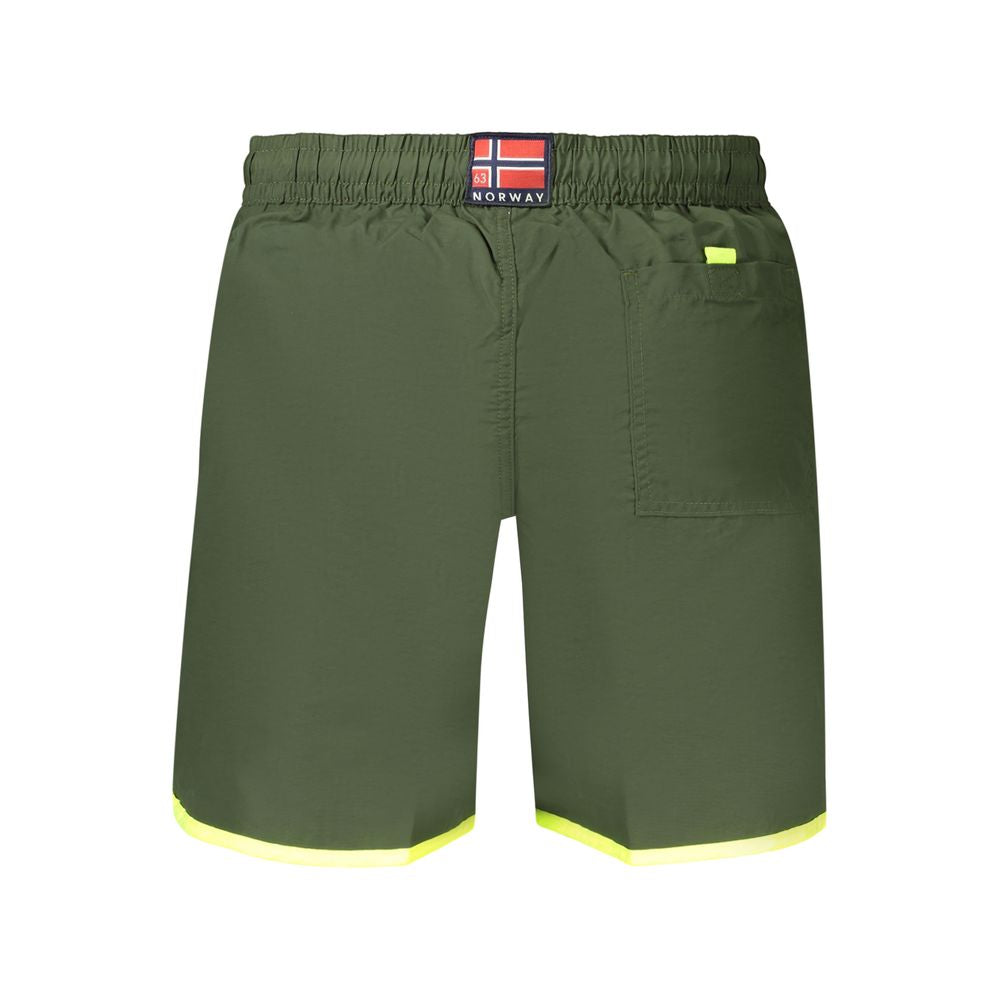 Norway 1963 Green Polyamide Men's Shorts