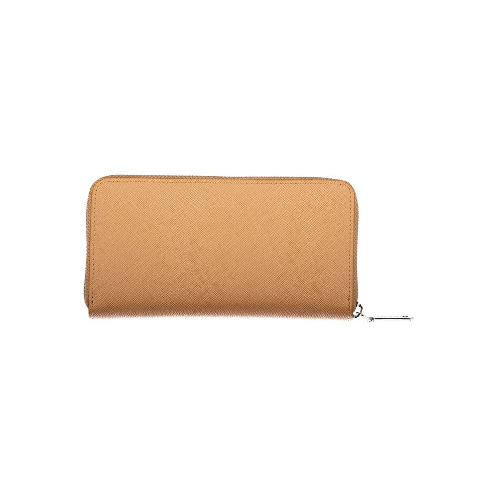 Mario Valentino Brown Polyurethane Women's Wallet Mario Valentino