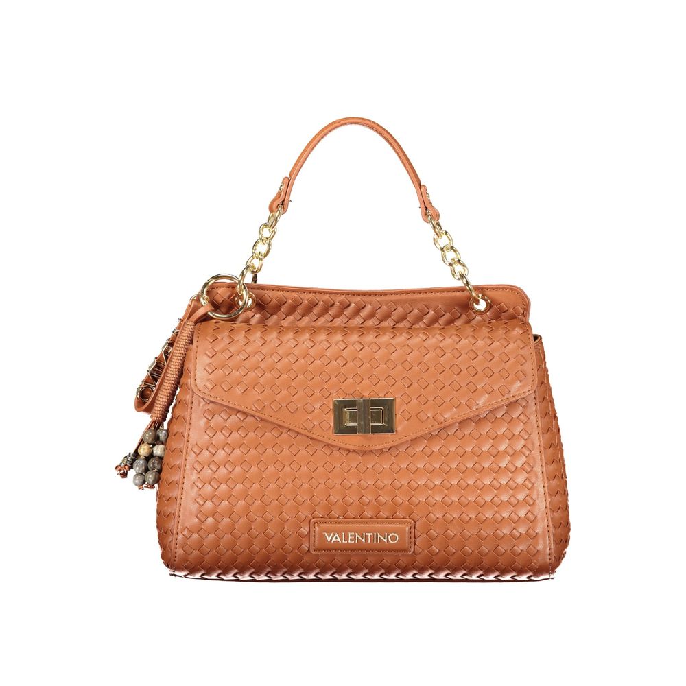 Mario Valentino Brown Polyurethane Women Bag