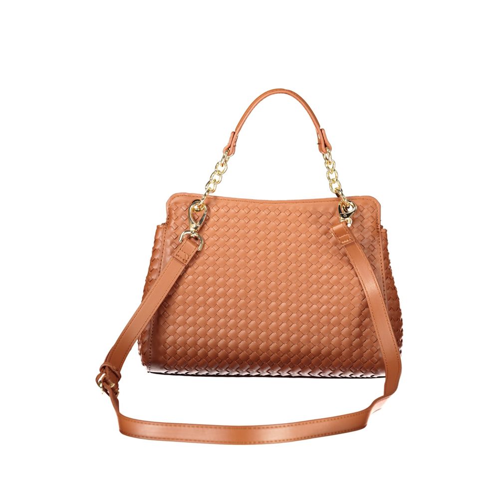 Mario Valentino Brown Polyurethane Women Bag