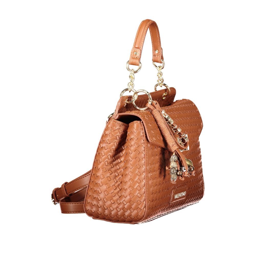 Mario Valentino Brown Polyurethane Women Bag