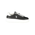 U.S. POLO ASSN. Black Polyurethane Men's Sneaker
