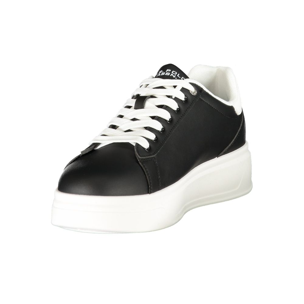 U.S. POLO ASSN. Black Polyurethane Men's Sneaker