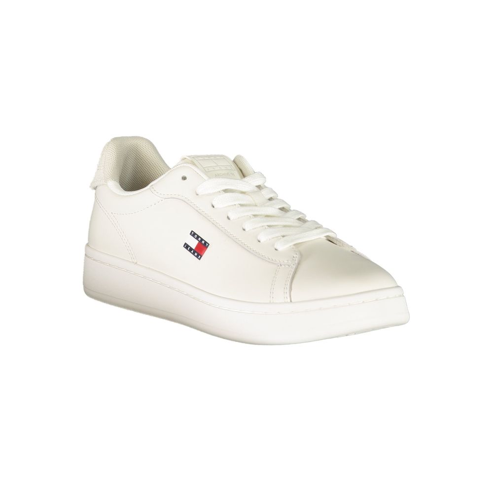 Tommy Hilfiger Bianco Polyurethane Women's Sneaker