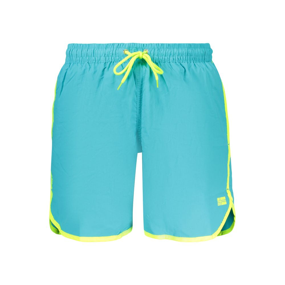 Norway 1963 Azzurro Polyamide Men's Swimwear Shorts