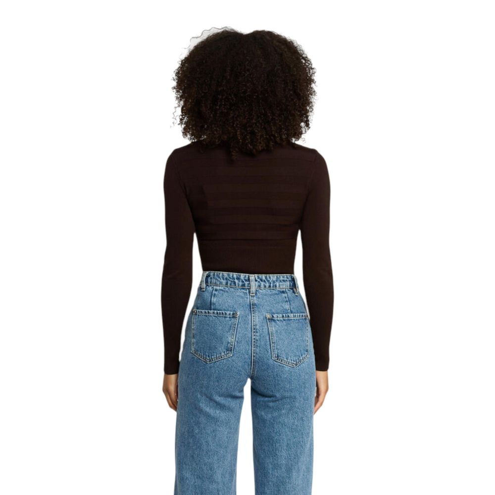 Morgan De Toi Brown Viscose Turtleneck