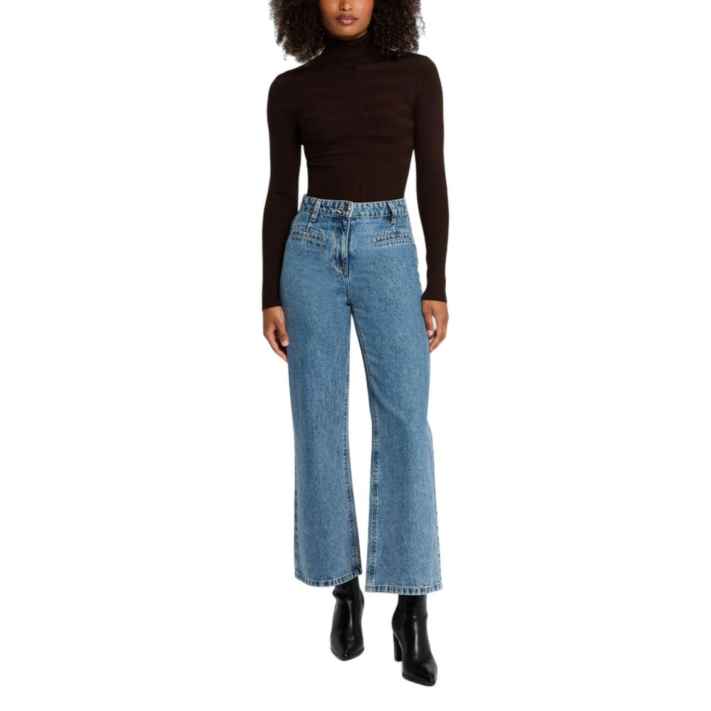 Morgan De Toi Brown Viscose Turtleneck
