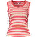 Tommy Hilfiger Red Cotton Women's Tank Top