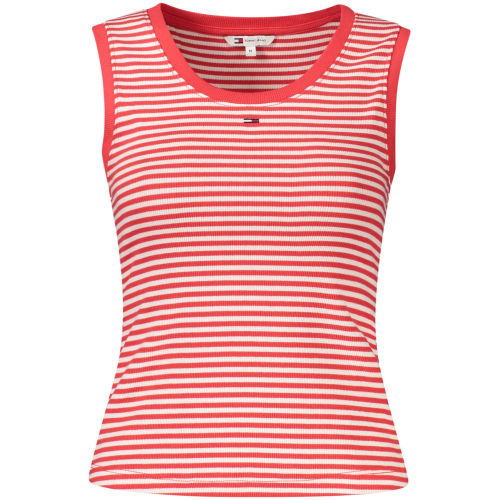 Tommy Hilfiger Red Cotton Women's Tank Top