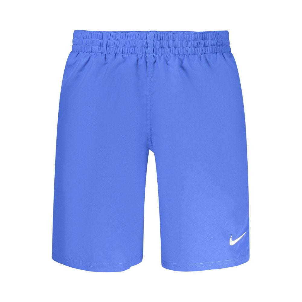 Nike Blue Polyester Men Swimwear