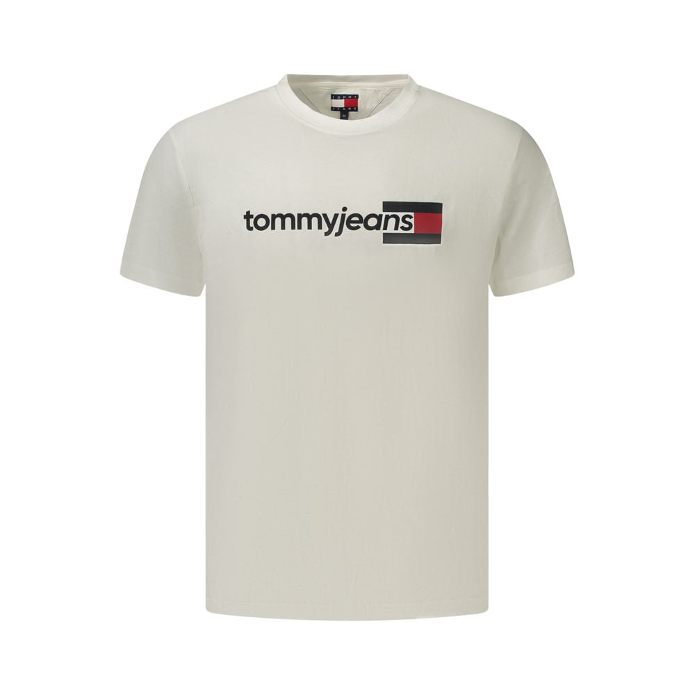 Tommy Hilfiger Bianco Cotton Men's T-Shirt