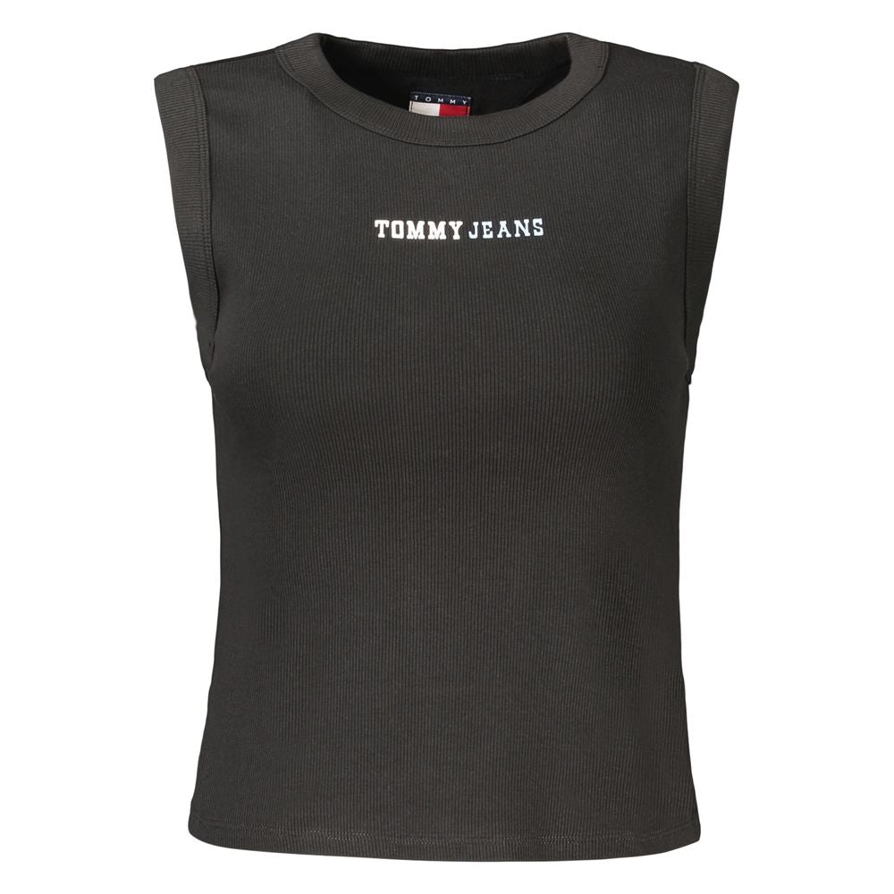 Tommy Hilfiger Black Cotton Women's Tank Top