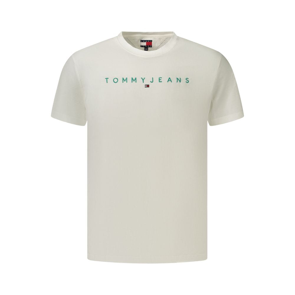 Tommy Hilfiger White Cotton Men's T-Shirt