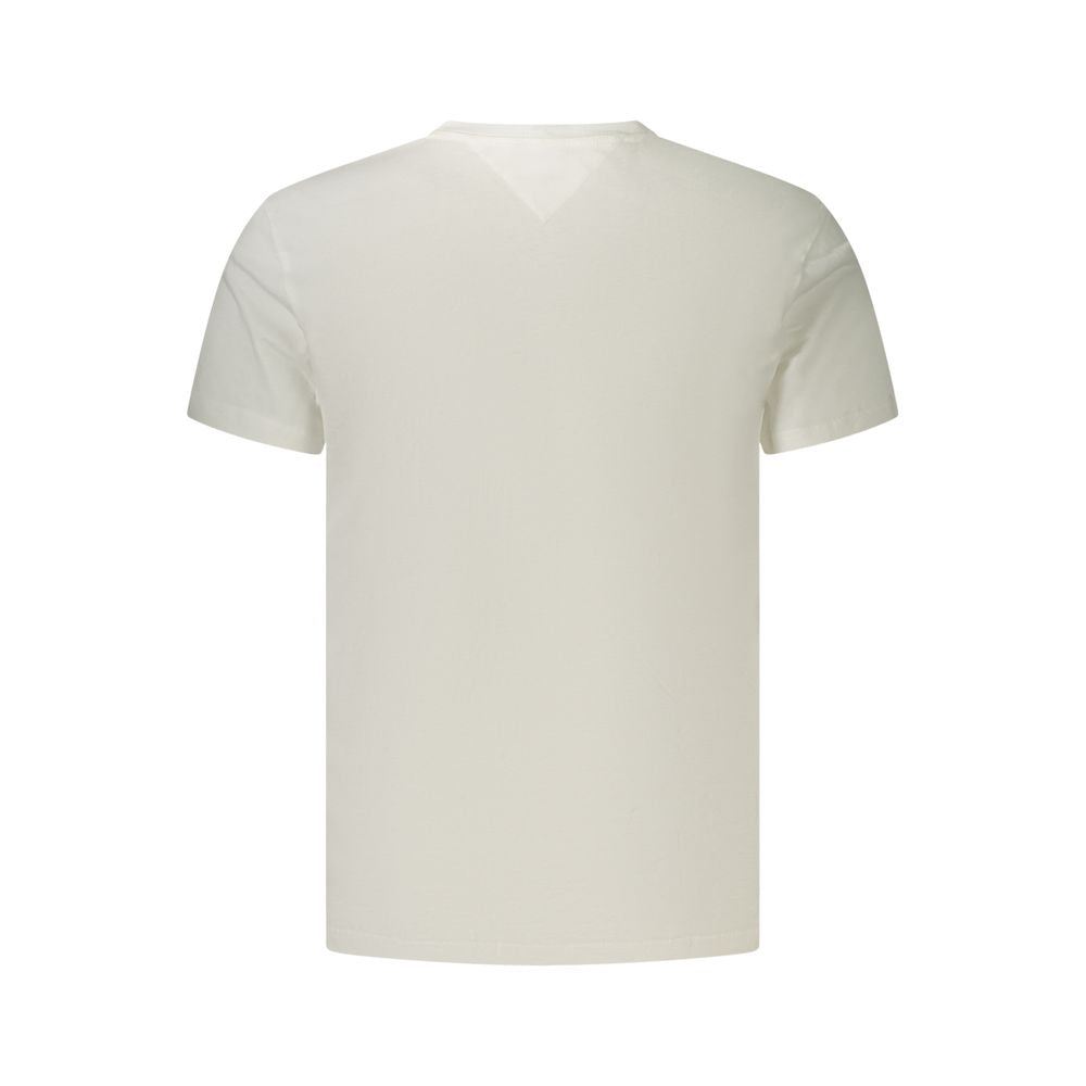 Tommy Hilfiger White Cotton Men's T-Shirt