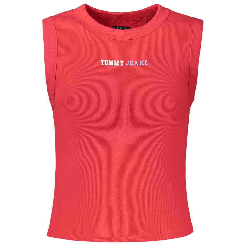 Tommy Hilfiger Red Cotton Women's Tank