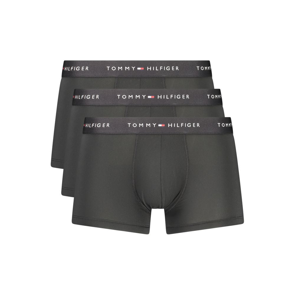 Tommy Hilfiger Black Polyester Men's Boxer