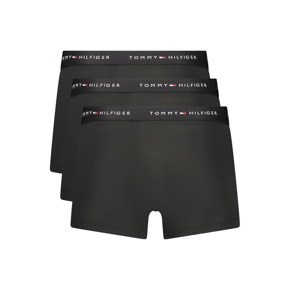 Tommy Hilfiger Black Polyester Men's Boxer