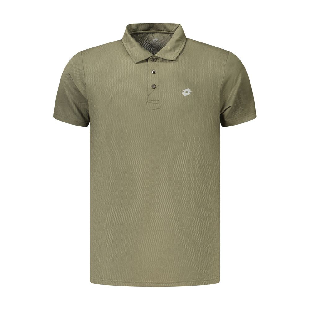 Lotto Verde Polyester Men's Polo