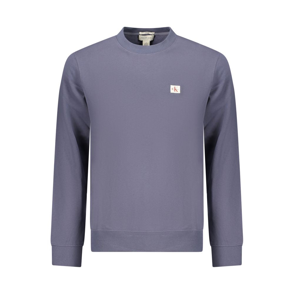 Calvin Klein Blue Cotton Men's Sweatshirt
