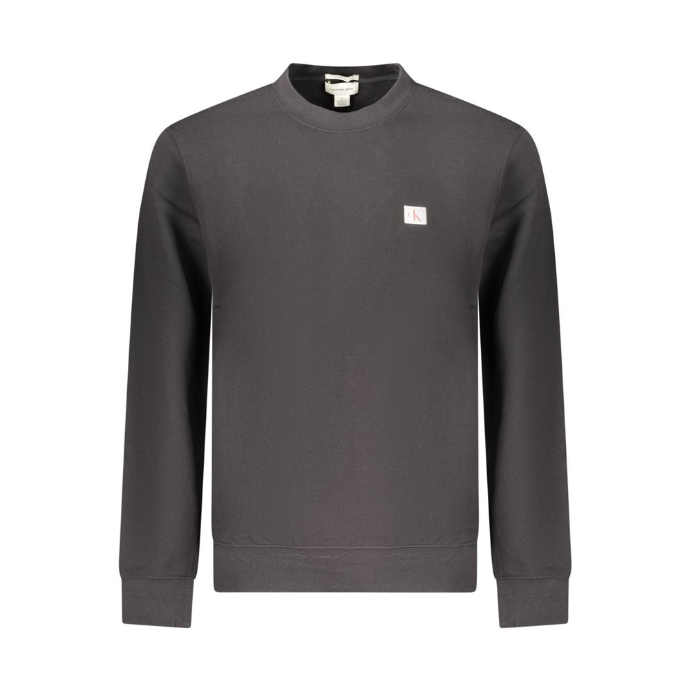 Calvin Klein Black Cotton Men's Sweatshirt Calvin Klein