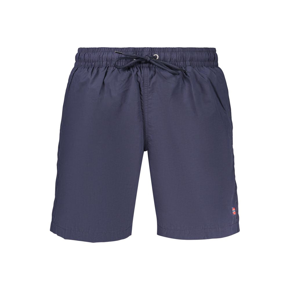 Norway 1963 Blue Polyamide Men's Swim Boxer