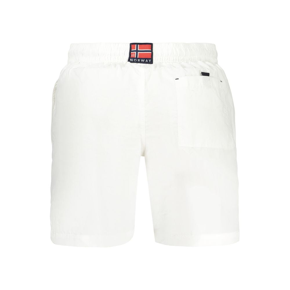 Norway 1963 Bianco Polyamide Men's Swimwear