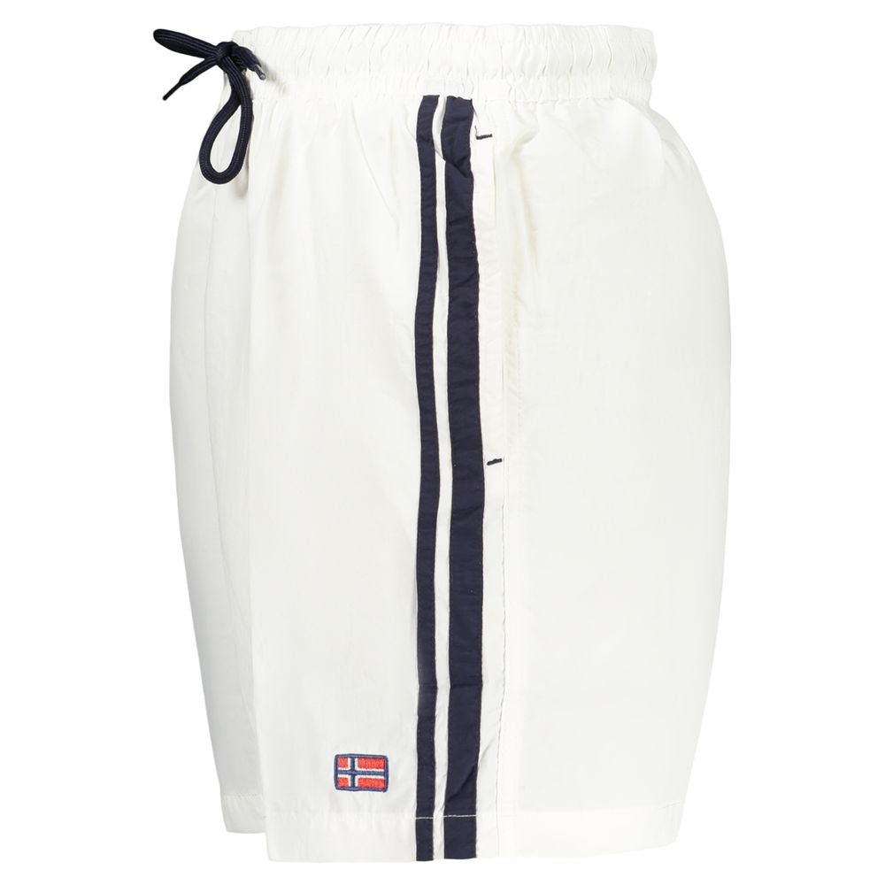Norway 1963 Bianco Polyamide Men's Swimwear