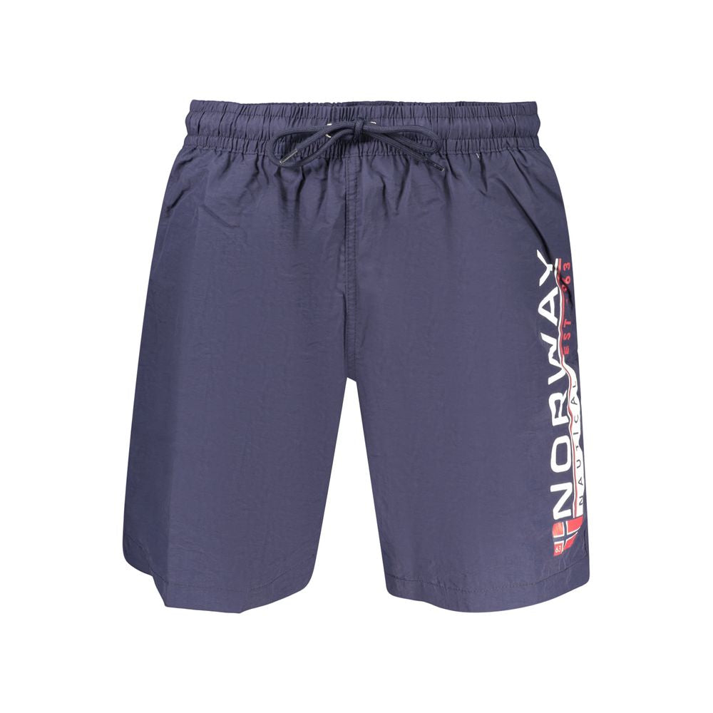 Norway 1963 Blue Polyamide Men's Swimwear