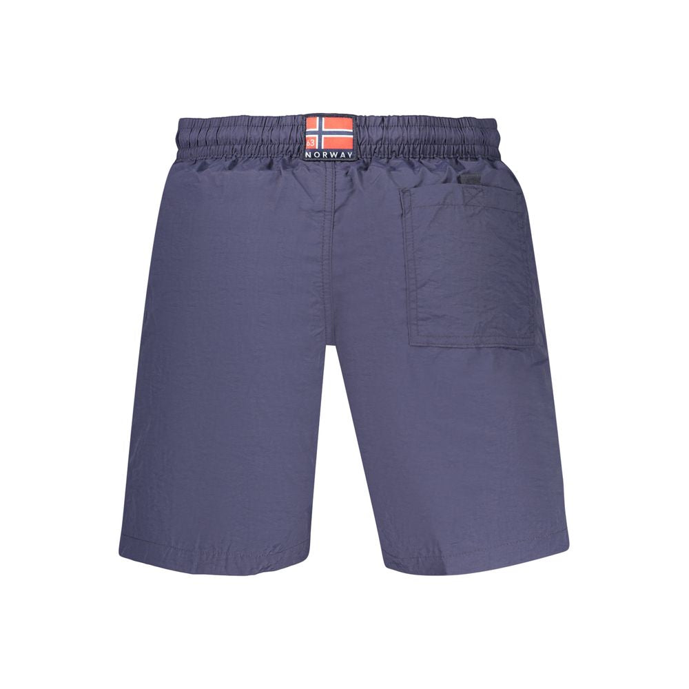 Norway 1963 Blue Polyamide Men's Swimwear