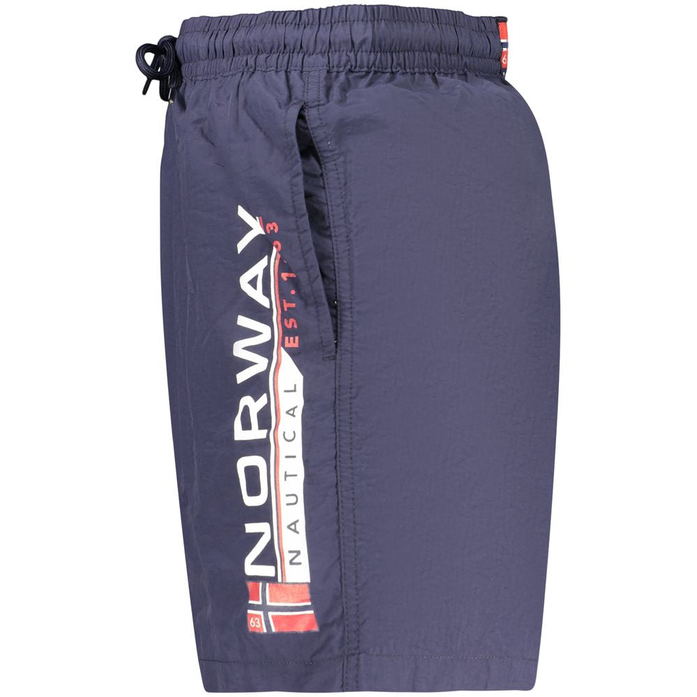 Norway 1963 Blue Polyamide Men's Swimwear