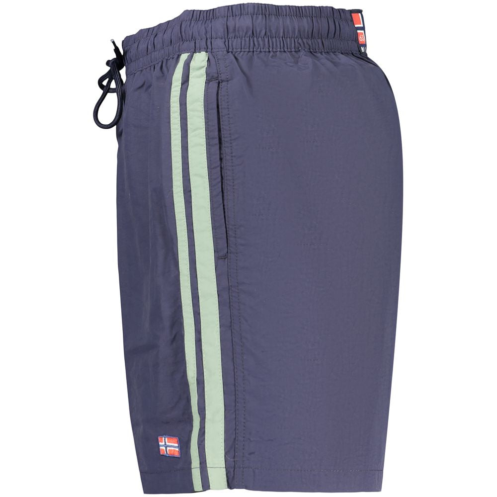 Norway 1963 Blu Poliammide Men's Boxer