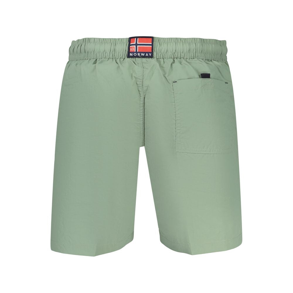 Norway 1963 Green Polyamide Men's Swimwear