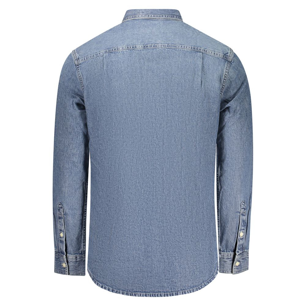 Calvin Klein Blue Cotton Men's Shirt