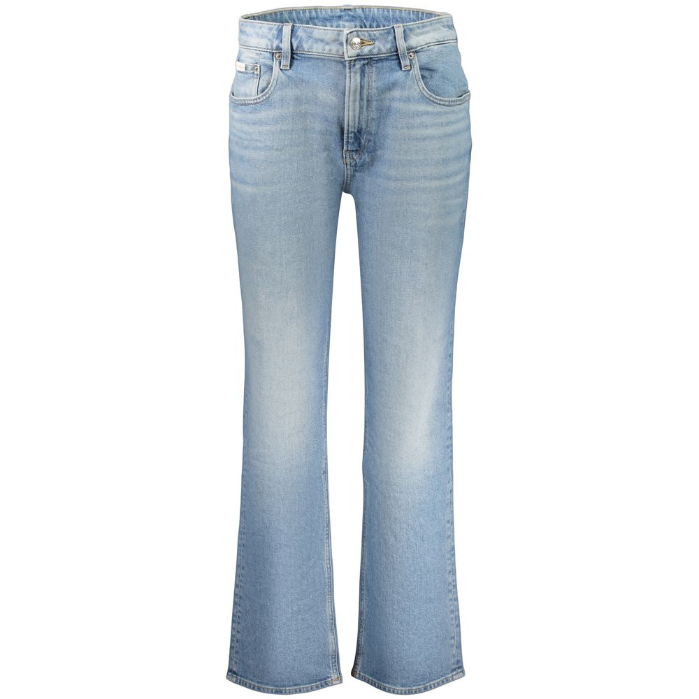 Calvin Klein Azzurro Cotton Women's Jeans