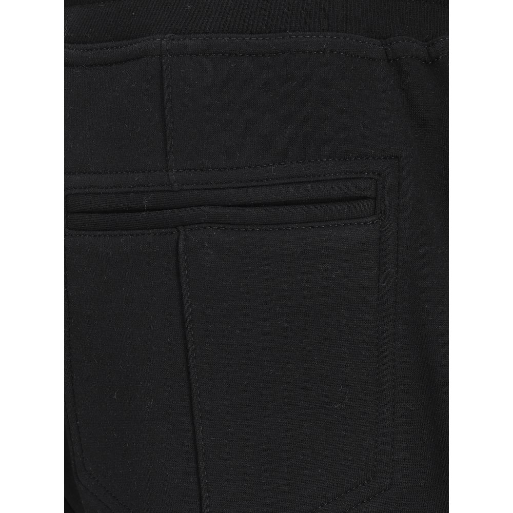 Brunello Cucinelli Black Cotton Joggers (Workout Pants)