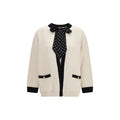 Valentino Garavani Beige Cotton Cardigan