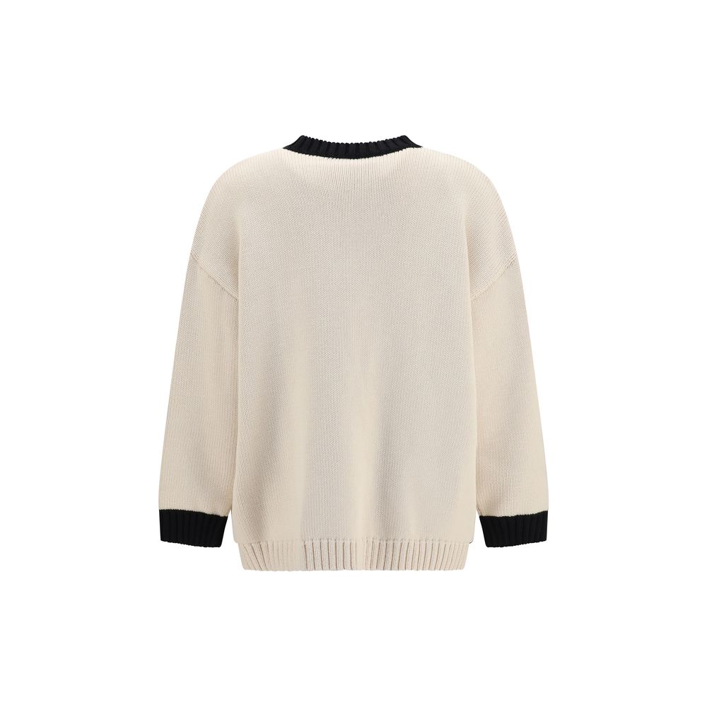 Valentino Garavani Beige Cotton Cardigan