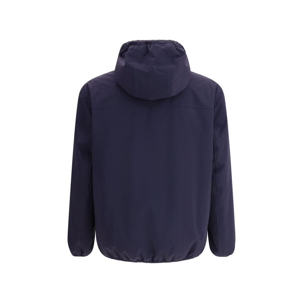 Brunello Cucinelli Blue Nylon Shell Jacket