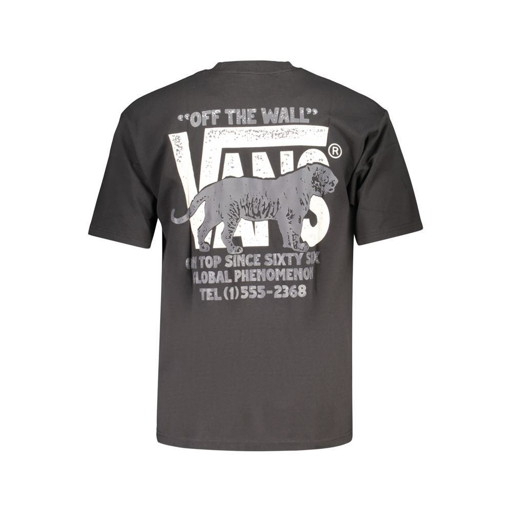 Vans Black Cotton Men's T-Shirt