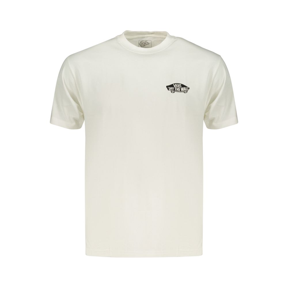 Vans White Cotton Men's T-Shirt