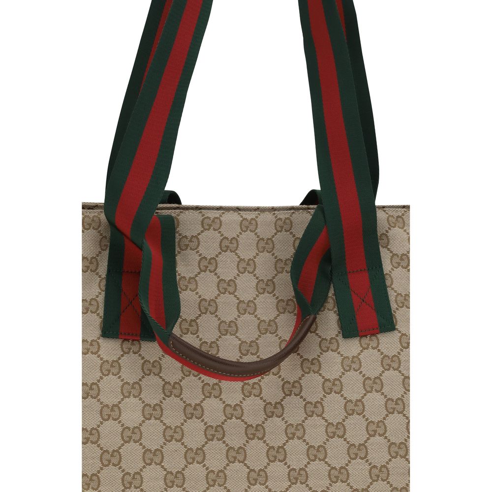 Gucci Beige Polyester Shoulder Bag