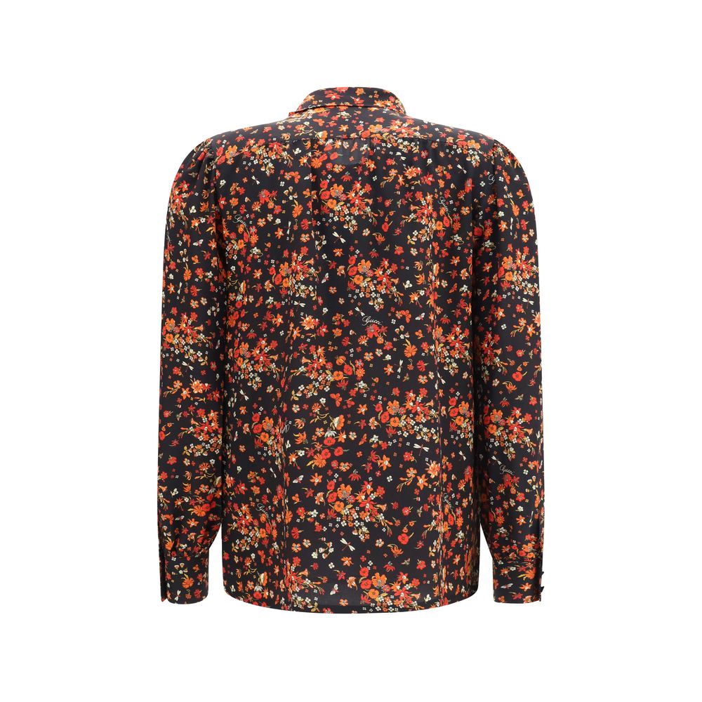 Gucci Multicolor Silk Pattern Shirt