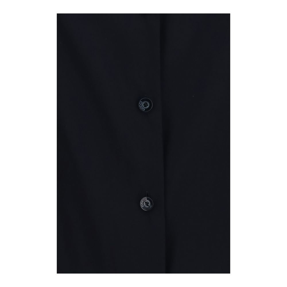 Gucci Black Silk Pattern Shirt