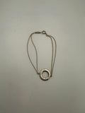 Tiffany & Co. TIFFANY & CO. Silver Bracelet with Double Chain