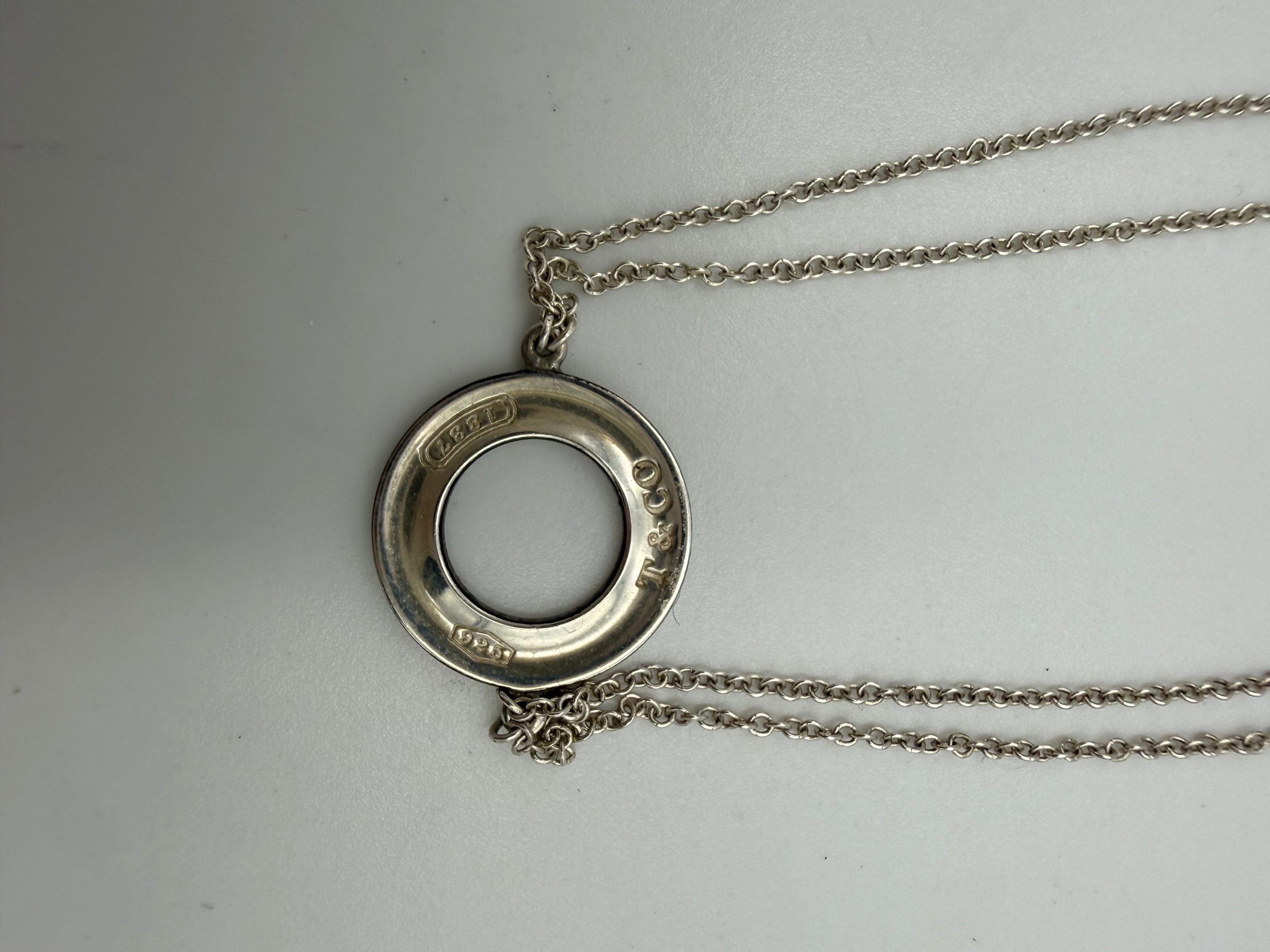 Tiffany & Co. TIFFANY & CO. Silver Bracelet with Double Chain