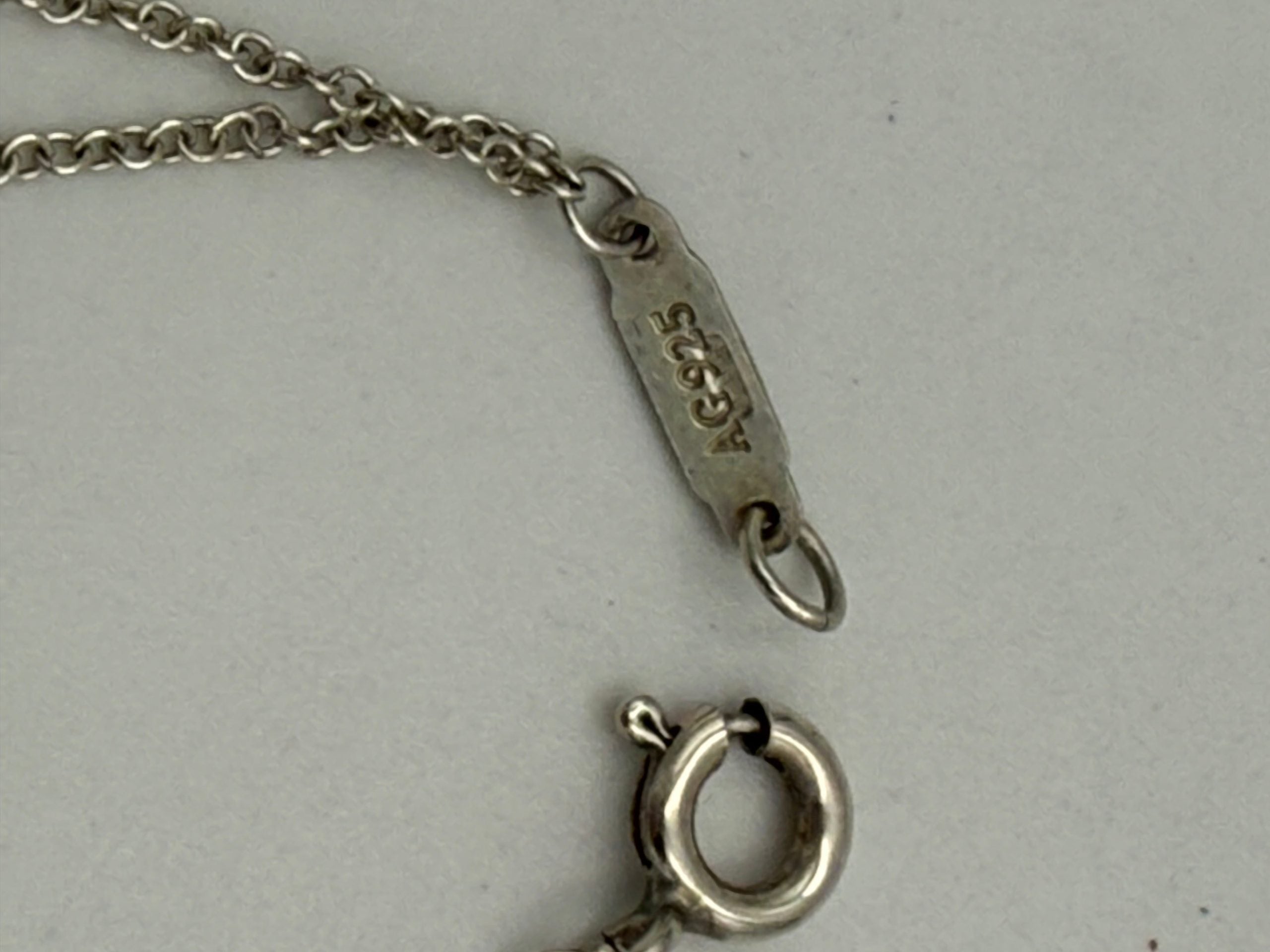 Tiffany & Co. TIFFANY & CO. Silver Bracelet with Double Chain
